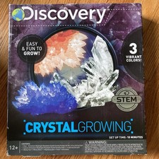 NEW Discovery Kids Crystal Growing Kit by Horizon Group Usa, DIY STEM Science