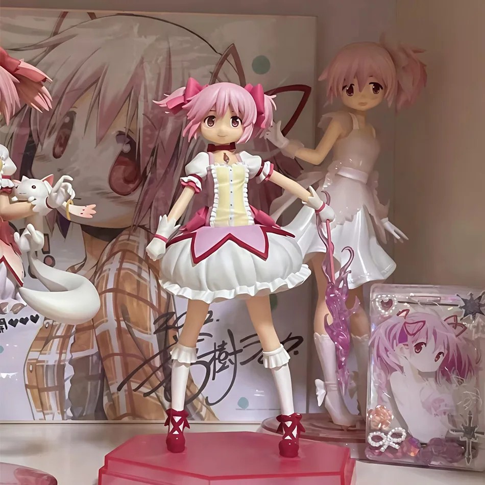 17-18CM Puella Magi Madoka Magica Aniem Figure Kaname Madoka Magic Girl PVC