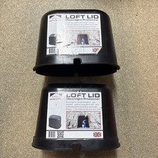 LoftLeg Loft Lid Fire Retardant Downlight Protection Cover Hood Cap Loft Attic