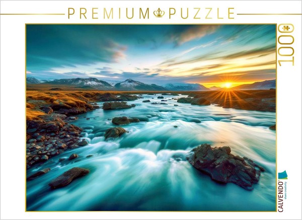 Calvendo Puzzle Greenland. Long Exposure. Deeply Moving. | 1000 Pieces, Finished-image