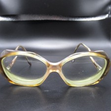 Vintage Cat Eye Eyeglass Frames Brown Tortoise Shell Style 52-16 Retro
