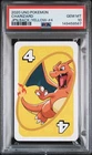 2020 UNO POKEMON JAPANESE BACK-YELLOW-#4 CHARIZARD PSA 10