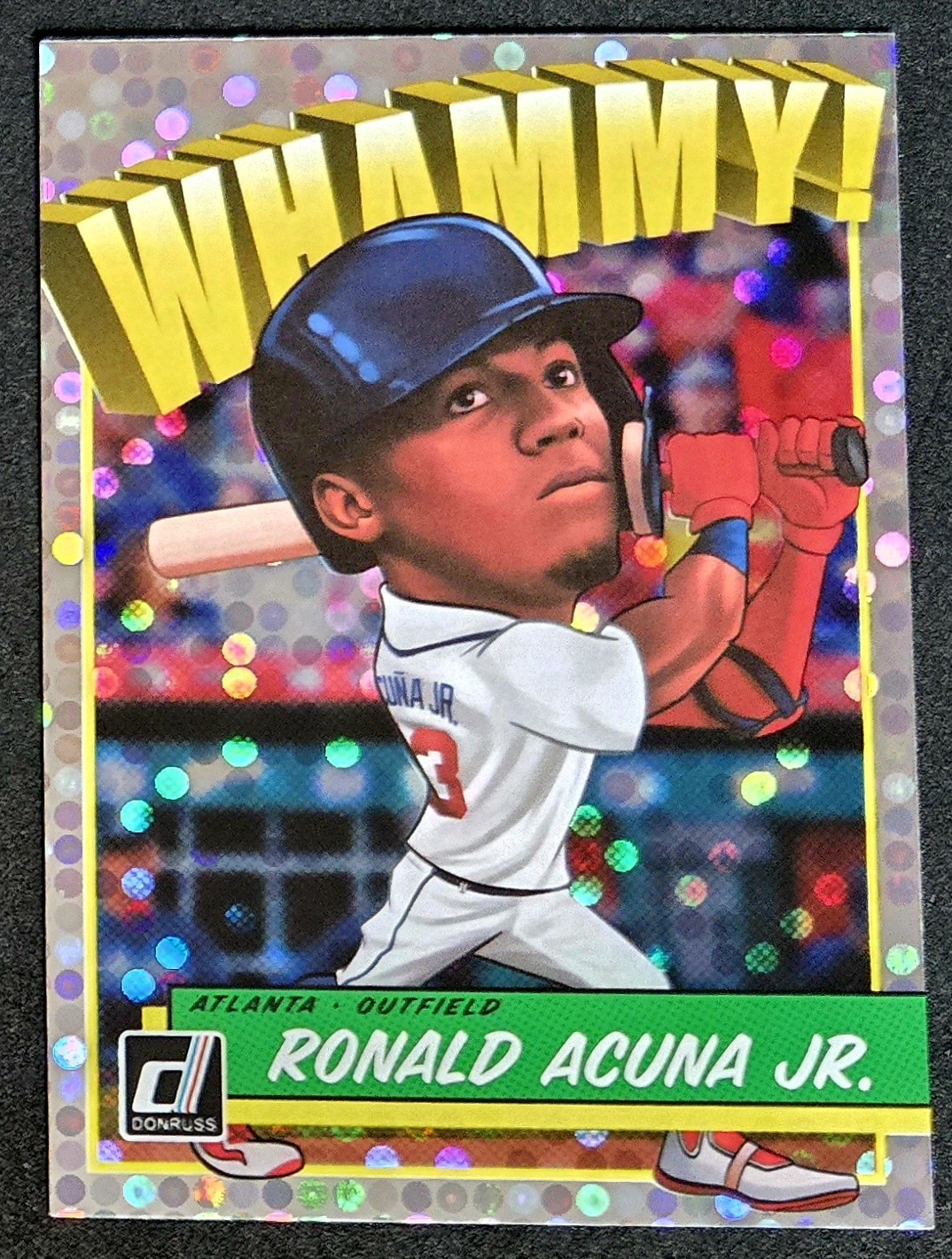 2019 Panini Donruss Whammy Ronald Acuna Jr #W2 Atlanta Braves SP Case Hit Insert