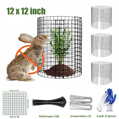 Plant Protectors 12x12 inch Wire Mesh Plant Cages Plant Protector from Animals - Picture 1 of 19