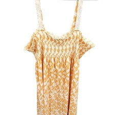 Calvin Klein Smock Strap Sundress Maxi Size XL NWT