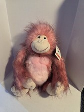 Gund Fab Pals Collection Ramona Pink Gorilla Plush Monkey Stuffed Animal Toy