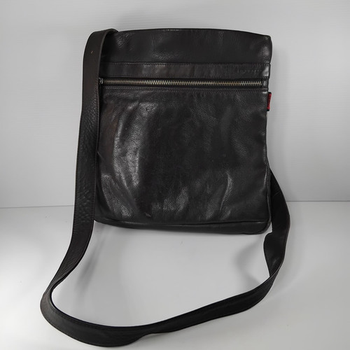 Hedgren Brown Leather Crossbody Bag Worn Look And Feel - Picture 1 of 7