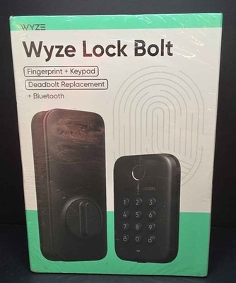 Wyze Auto-Lock Bolt, Fingerprint Keyless Entry Door Smart Bluetooth Deadbolt
