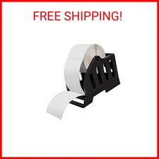 Label Holder for Rolls and Fan-Fold Labels,Black Stand for 4x6" Thermal Label Pr