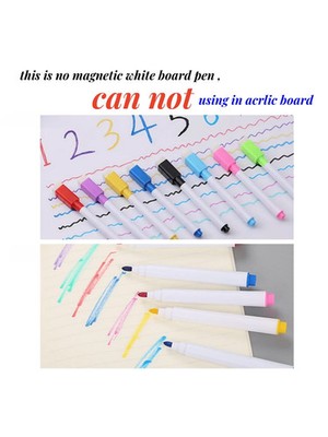 8 Formen Magnetisch Farbe Set Whiteboard Marker Stift Trocken Abwischbar Marker Leicht Abwischbar
