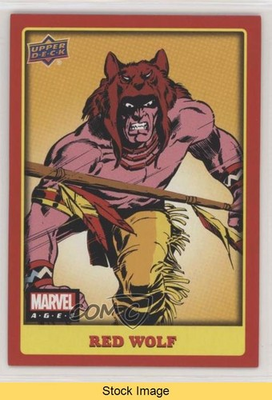 #ad 2020 Upper Deck Marvel Ages High Series Red Wolf #220 READ kr0 $0.99