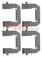 Metzger ZubehöRsatz, Scheibenbremsbelag Vorderachse U.A. FüR Chevrolet, Opel