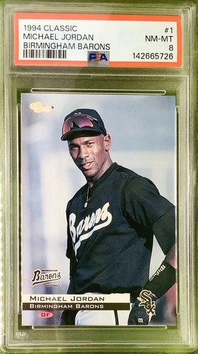 1994 Classic 1 Michael Jordan Barons PSA 8 New Slab
