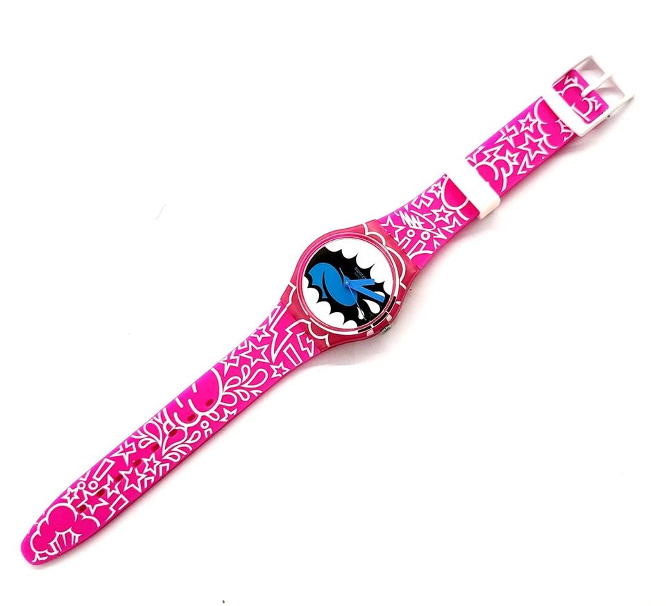 SWATCH STANDARDS 2011 - GP133 - Shout Out (kidrobot) Leicht Gebraucht - Bild 2 von 2