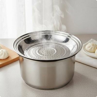 3 Stück 304 Edelstahl Dampfkorb leicht zu reinigen Edelstahl Dampfkorb