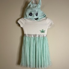 Star Wars 6X Mandalorian Grogu Child Baby Yoda Costume Tutu Dress w/ Hood