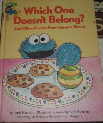 Which one doesn't belong?: And other puzzles from Sesame Street : featuring Jim
