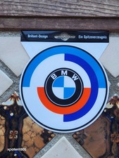 Vtg 1972 Bmw M Motorsports Gmbh Sticker Original Rare 70s Emblem M1 Series Logo