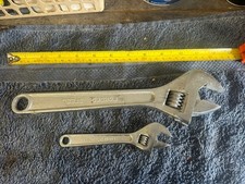 2 x draper Spanners Adjustable Spanners Small & Big Tools car garage 