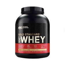 Optimum Nutrition Gold Standard Whey Protein French Vanilla Crème 4.23lb 62 Ser…