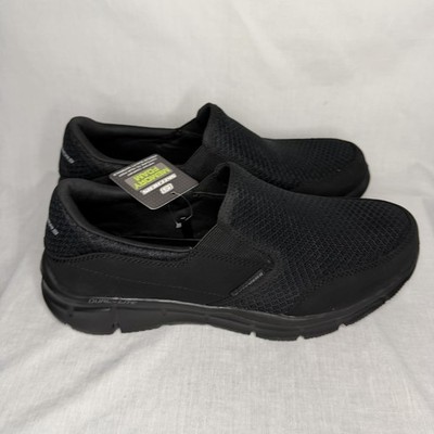 Skechers Men s Equalizer Persistent Black Slip On 51361 Memory Foam Size 9 NWT
