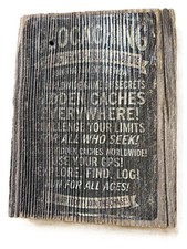 Geocaching Faded Barn Sign