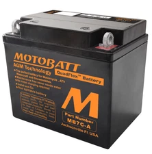 MotoBatt MB7CA Battery, 12V AGM Replacement For YB7C-A, 7C-A