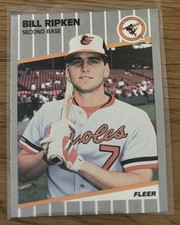 Fleer 1989 Bill Ripken #616 Baltimore Orioles Baseball Card