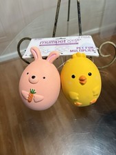 Multipet - Pig  Chicken- Set Of Two- Latex Squeaky Dog Toy