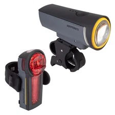 Kryptonite Incite X3 XR USB Rechargeable Front Rear Combo Bike Bicycle Light Set