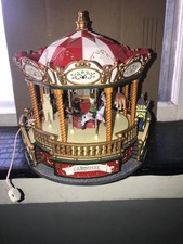 Merry-Go-Round, Carousel, Lights, Music, Animation, Works Great LOOK 