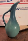 7" Van Briggle Art Pottery Turquoise Blue Ewer Pitcher Matte Finish Colo Springs