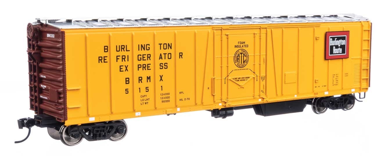 Gauge H0 - Walthers Freight Car Refrigerator Car Chicago, Burlington 3782 Neu
