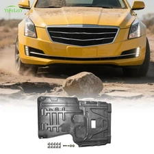 Engine Splash Shield For Cadillac ATS 2013-2018 Heavy Skid Plate W/Service Hole