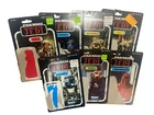 Vintage Star Wars Card Backs Lot of 7 - Han Solo Wicket AT-ST