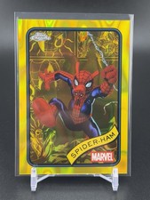 2025 Topps Chrome Marvel #142 Spider-Ham Yellow Lava Refractor