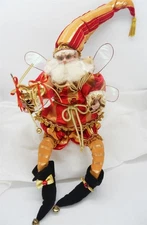 Mark Roberts Large Venetian Carnival Fairy 20" Christmas Gold Red 
