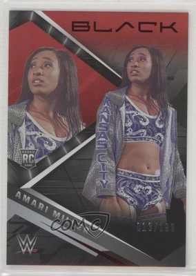 2022 Panini Chronicles WWE Black Red /199 Amari Miller #215 Rookie RC 12b5