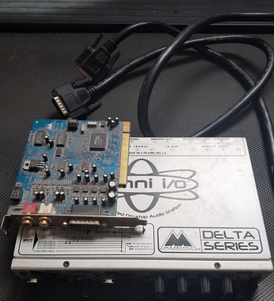 M-Audio Omni I/O Delta Series integrated desktop audio station w