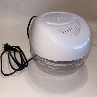 Water-based Air Purifier With 3 Led Color Changing Mood Light OPEN BOX