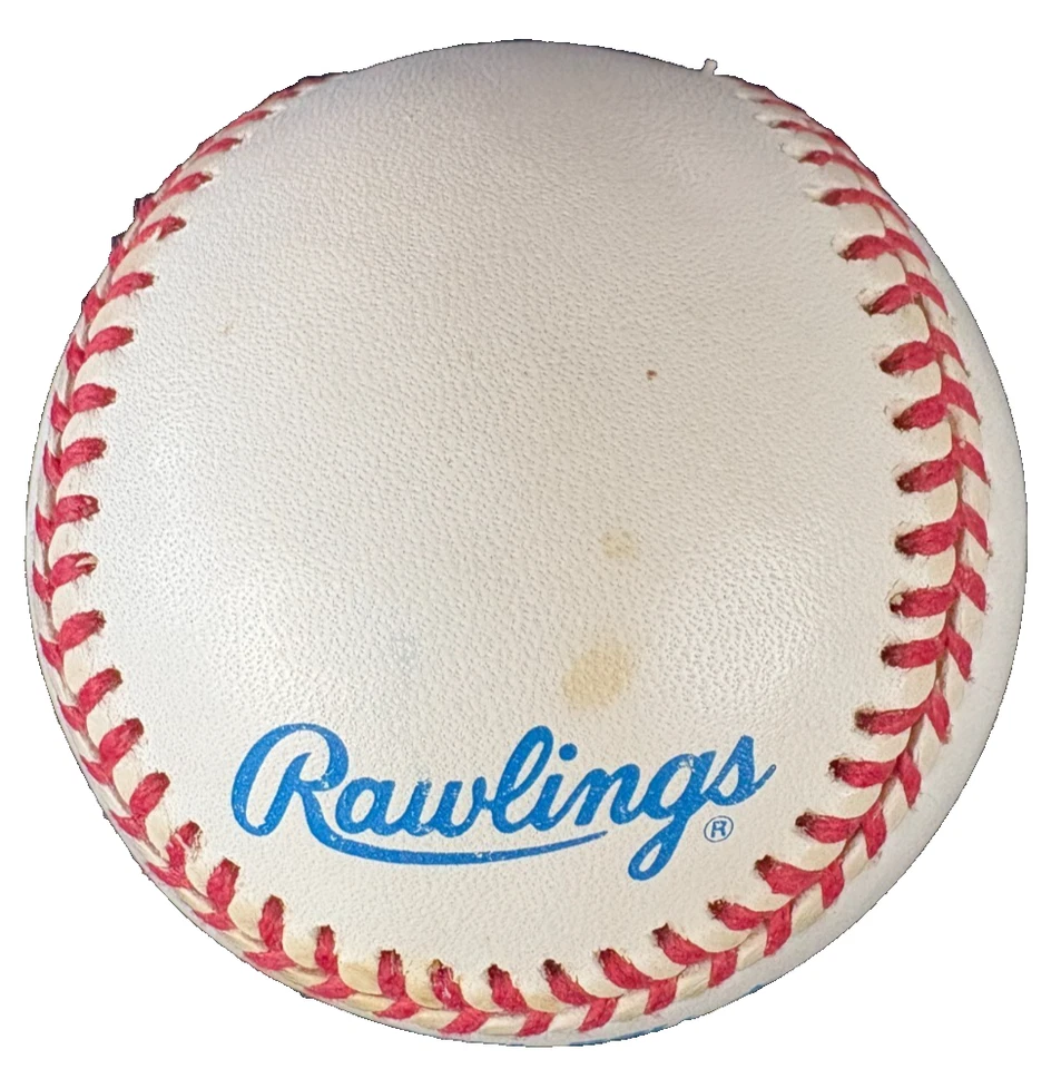 Matt Lawton Minnesota Twins Autografiado OAL Béisbol Gene Budig Foto 3 de 4