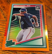 2025 Donruss Baseball Jarlin Susana Orange Optic Rated Prospect 118/199 #140