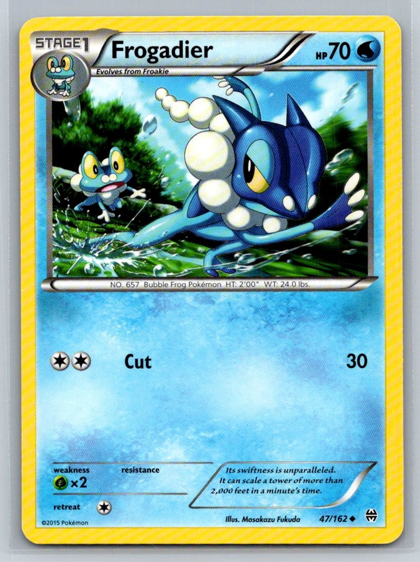 Frogadier #47/162 XY - BREAKthrough Uncommon - Pokemon Cards E11