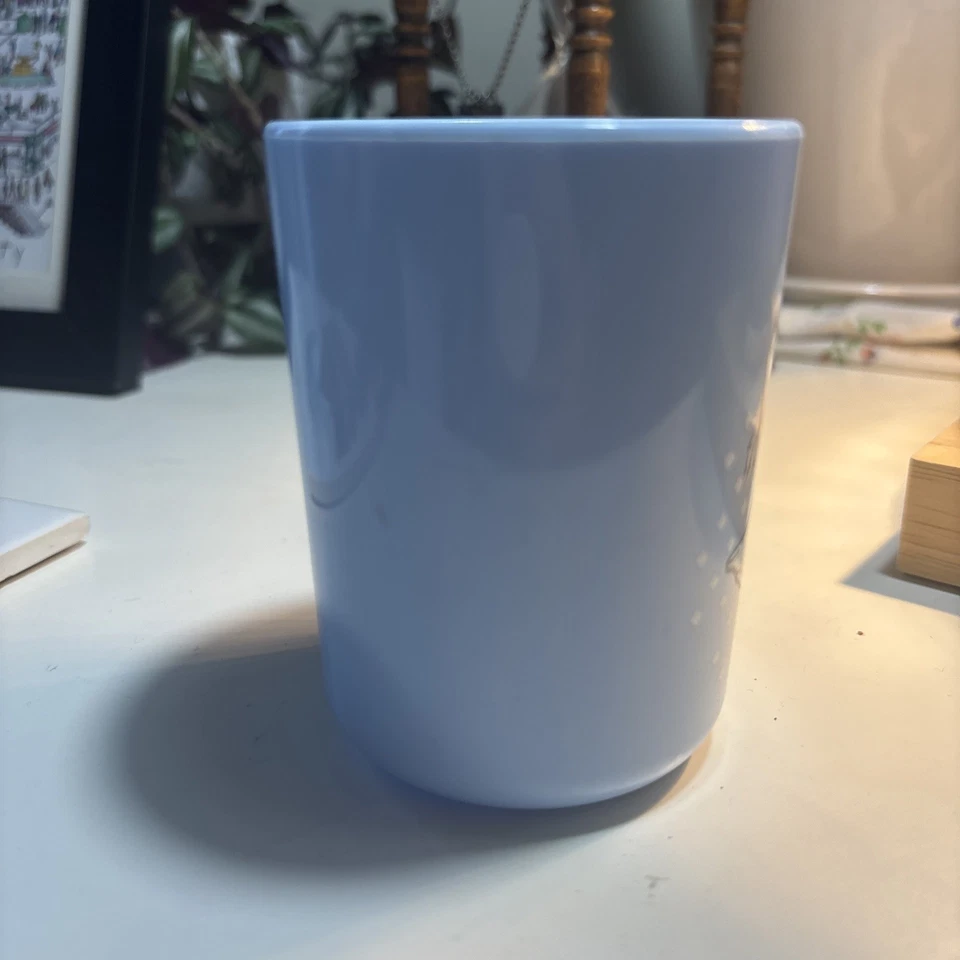 Mother Goose with Pink Bow Blue Plastic Bathroom Toothbrush Cup - Image 4 of 4