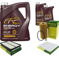 Mann Inspektionspaket 7L Mannol Energy 5W-30 FüR KIA Sorento II 2.2 Crdi 4WD 2.0