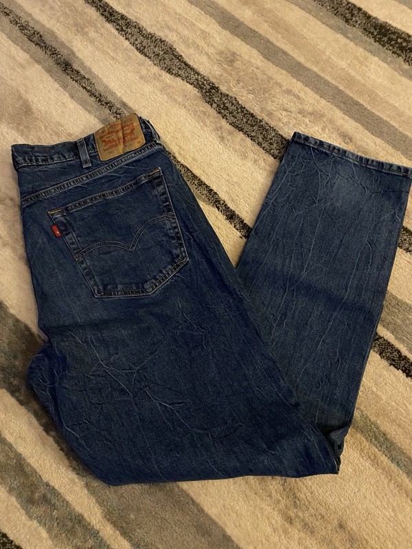 LEVI STRAUSS & CO LEVI'S 541 ATHLETIC FIT TAPERED LEG BLUE JEANS SIZE 38 X 34