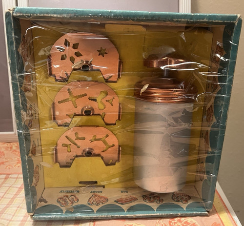 Vtg Mirro Dial A Cookie Press Kit 12 Fancy Cookie Selections M-0357-22 & Booklet