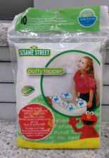 Potty Toppers Disposable Toilet Seat Covers For Kids, Seasame Street,10 Count