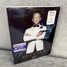 Spectre  2015 Blu-Ray + Digital** w/Slipcover NEW SEALED ✅