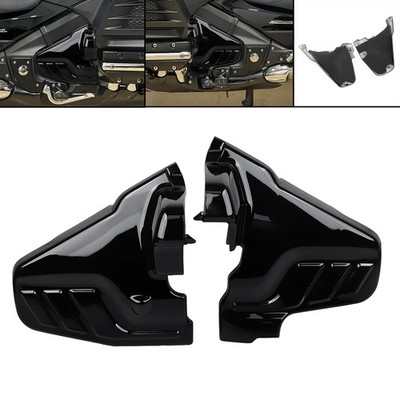 Black Engine Lower Side Cover Fit for Honda Goldwing GL1800 GL1800B GL1800BD F6B